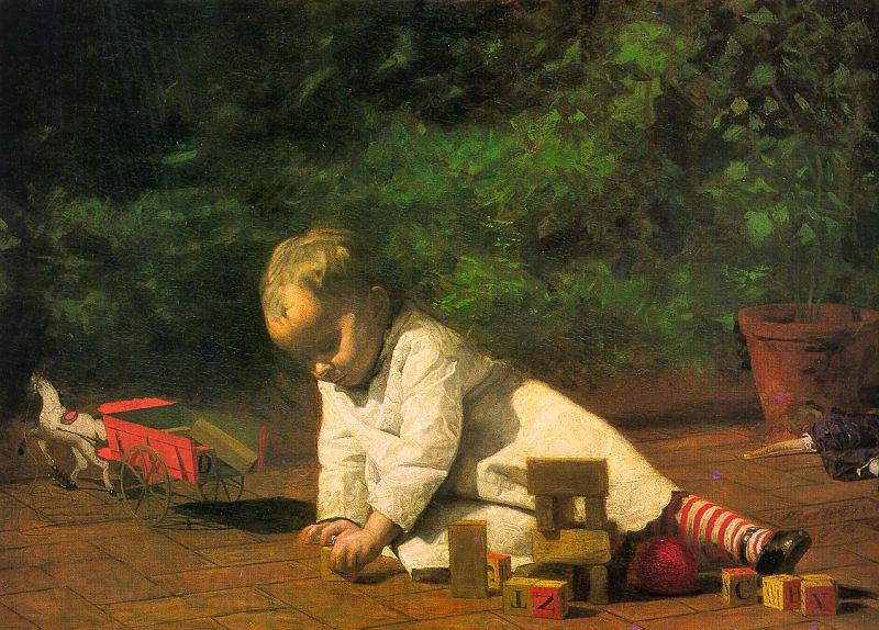 Thomas Eakins Baby at Play